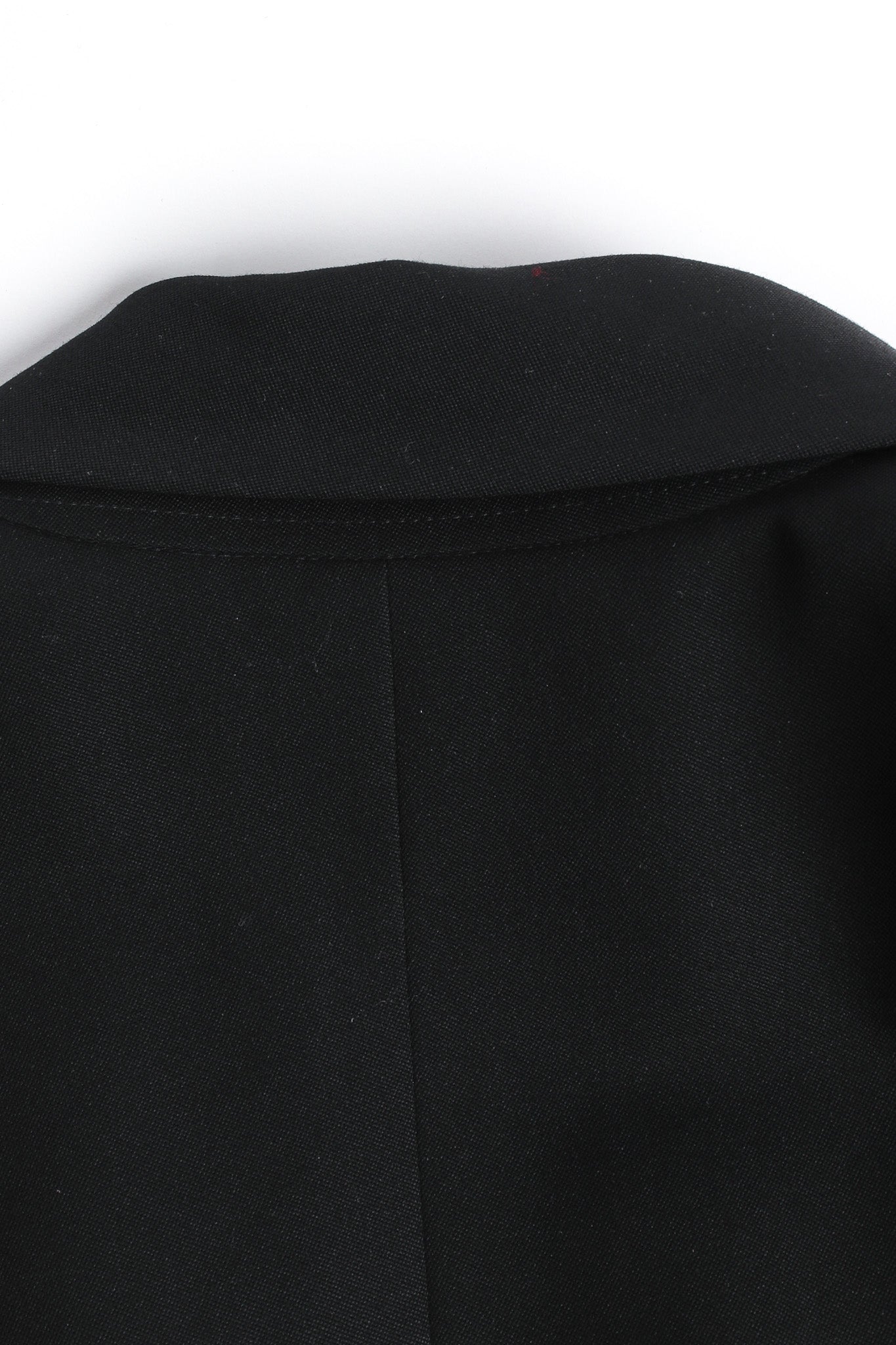 Vintage Yves Saint Laurent Crop Blazer & Pant Tuxedo Set jacket back collar @ Recess LA