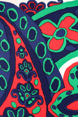 Vintage Saint Laurent YSL Floral Paisley Scarf crop at Recess Los Angeles