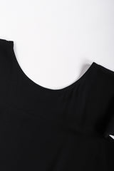 Recess Los Angeles Vintage Yohji Yamamoto Long Black Maxi Dress Peek-A-Boo