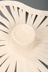 Recess Los Angeles Vintage Yohji Yamamoto 1988 Oversized Straw Ribbon Blossom Hat