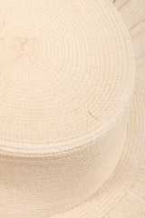 Recess Los Angeles Vintage Yohji Yamamoto 1988 Oversized Straw Ribbon Blossom Hat