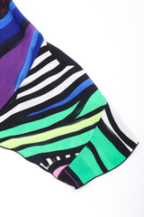 Recess Los Angeles Vintage Yolanda Lorente Abstract Hand Painted Silk Jacket