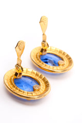 clip backs Vintage YSL Yves Saint Laurent Crystal Gemstone Necklace & Earring Set @ Recess