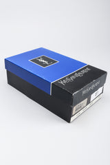 Recess Los Angeles Vintage YSL Yves Saint Laurent Sculpted Ball Fabric Heels