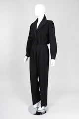 Recess Los Angeles Vintage YSL Yves Saint Laurent Le Smoking Tuxedo Jumpsuit One Button