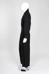 Recess Los Angeles Vintage YSL Yves Saint Laurent Le Smoking Tuxedo Jumpsuit One Button
