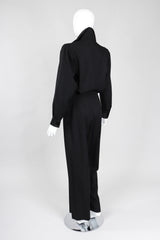 Recess Los Angeles Vintage YSL Yves Saint Laurent Le Smoking Tuxedo Jumpsuit One Button