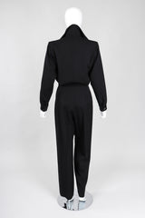 Recess Los Angeles Vintage YSL Yves Saint Laurent Le Smoking Tuxedo Jumpsuit One Button