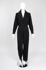 Recess Los Angeles Vintage YSL Yves Saint Laurent Le Smoking Tuxedo Jumpsuit One Button