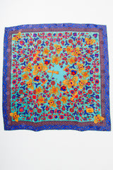 Recess Vintage Yves Saint Laurent YSL Golden Enamel Butterfly Print