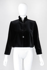Recess Los Angeles Vintage YSL Yves Saint Laurent Velvet Cropped Swing Jacket