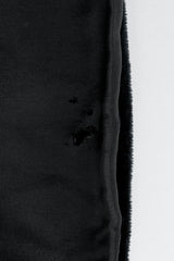 Vintage Yves Saint Laurent YSL Black Velvet Rope Tie Jacket Robe, holes in lining