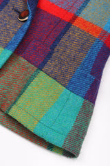 Recess Los Angeles Vintage Yves Saint Laurent YSL Rive Gauche Tweed Madras Plaid Jacket & Skirt Suit Set