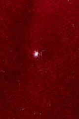 Vintage Yves Saint Laurent YSL Velvet Military Jacket hole near shoulder