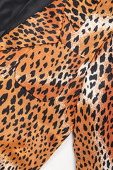 Recess Designer Consignment Vintage Yves Saint Laurent Rive Gauche YSL Silk Cheetah Open Jacket