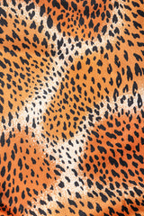 Recess Designer Consignment Vintage Yves Saint Laurent Rive Gauche YSL Silk Cheetah Open Jacket