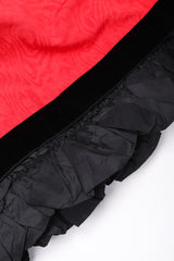 Recess Los Angeles Vintage Yves Saint Laurent YSL Silk Moiré Ball Hoop Skirt