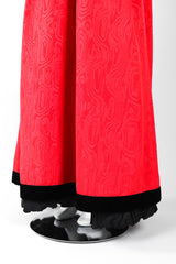 Recess Los Angeles Vintage Yves Saint Laurent YSL Silk Moiré Ball Hoop Skirt