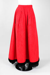 Recess Los Angeles Vintage Yves Saint Laurent YSL Silk Moiré Ball Hoop Skirt