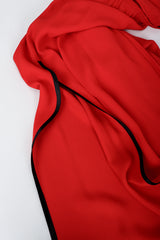 Vintage Yves Saint Laurent YSL Side Slit Palazzo Pant slit detail