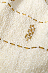 Vintage Zandra Rhodes Geometric Beaded Dress beadwork @ Recess LA