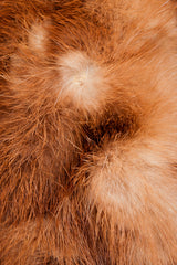 Vintage Zoo Furs Chevron Mink Fur Jacket collar wear