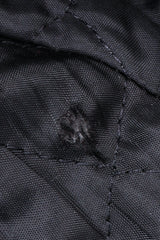 Vintage Zuzka Velvet Patchwork Shawl Collar Wrap Coat hole in lining