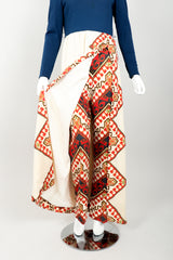 Vintage Chester Weinberg Geometric Dress & Pant Set Front Crop at Recess