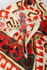 Vintage Chester Weinberg Geometric Dress & Pant Set Pant Zipper at Recess