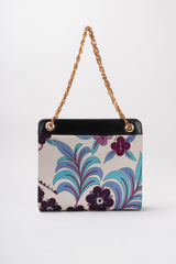 Recess Los Angeles Vintage Emilio Pucci Rare Floral Chain Bag