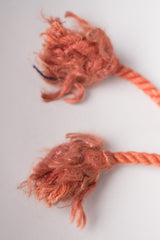 Ethnic Macrame Clay Bead Waterfall Bib Necklace