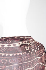 Jean Paul Gaultier JPG Maille Classique Henna Tattoo Illusion Mesh Shirt