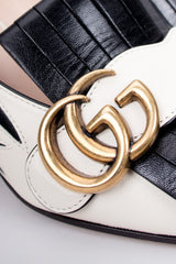 Gucci 2017 GG Marmont Fringed Zebra Appliqué Loafers