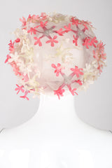 Recess Los Angeles Vintage Miss Dior Created By Christian Dior Mesh Tulle Flower Turban Hat