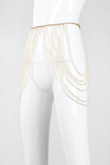 Recess Los Angeles Vintage Richelieu by Bill Smith Pearl Bra & Skirt Bodychain Set