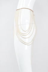 Recess Los Angeles Vintage Richelieu by Bill Smith Pearl Bra & Skirt Bodychain Set