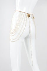 Recess Los Angeles Vintage Richelieu by Bill Smith Pearl Bra & Skirt Bodychain Set