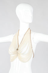 Recess Los Angeles Vintage Richelieu by Bill Smith Pearl Bra & Skirt Bodychain Set