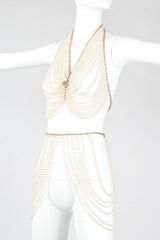 Recess Los Angeles Vintage Richelieu by Bill Smith Pearl Bra & Skirt Bodychain Set