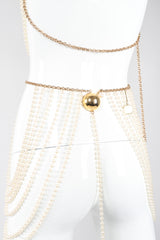 Recess Los Angeles Vintage Richelieu by Bill Smith Pearl Bra & Skirt Bodychain Set