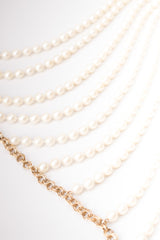 Pearl Chain Body Chain Collar Wedding Bridal Capelet