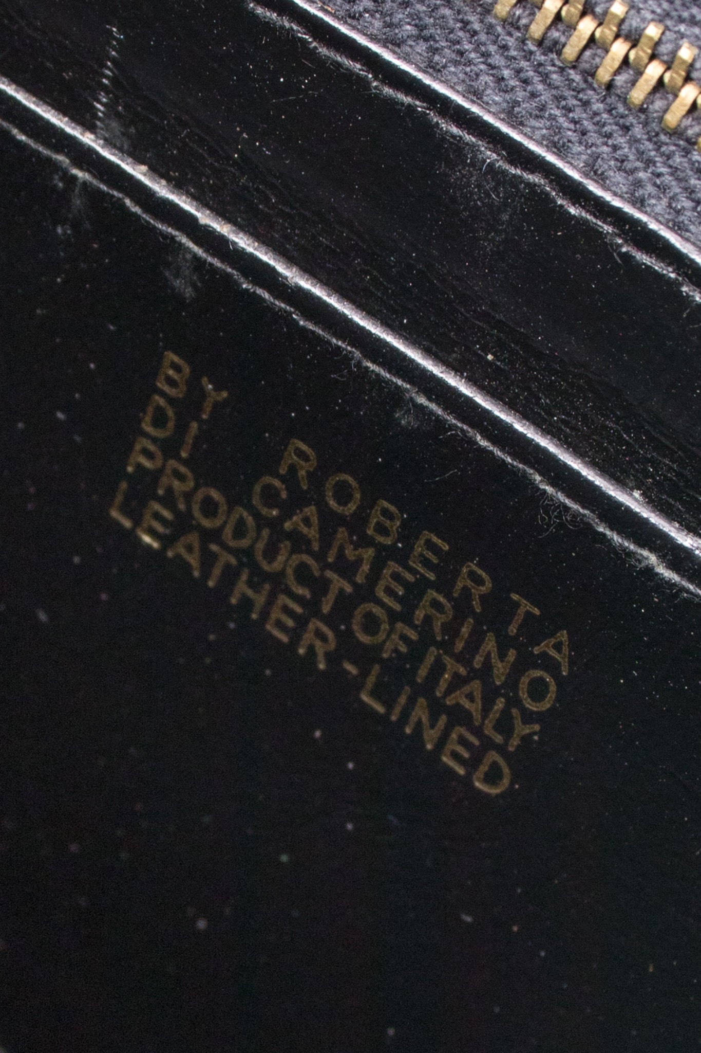 Roberta Di Camerino Signature Vintage Colorblock Velvet Briefcase