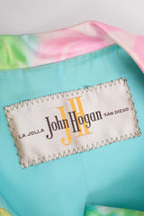 John Hogan Silk Spring Watercolor Painter Coat