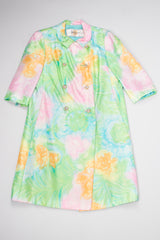 John Hogan Silk Spring Watercolor Painter Coat