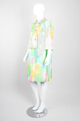 John Hogan Silk Spring Watercolor Painter Coat