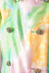 John Hogan Silk Spring Watercolor Painter Coat