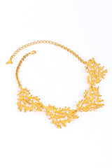 Vintage Kenneth Jay Lane Coral Reef Collar Necklace front @recess la