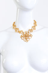 Kenneth Jay Lane Infinity Coils Link Collar Necklace mannequin @RECESS LA