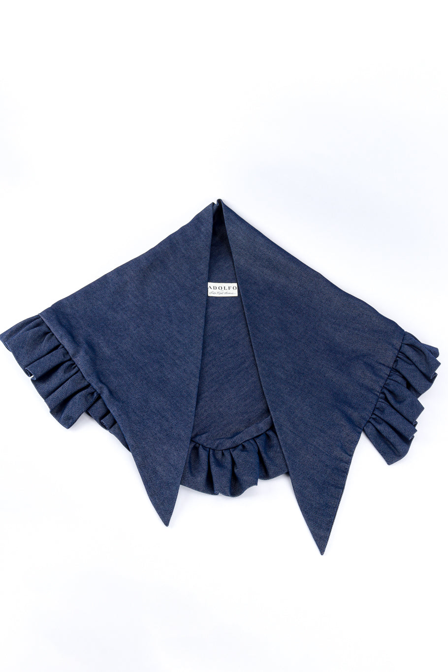 Adolfo Denim Shawl & Skirt Set shawl @RECESS LA