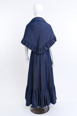 Adolfo Denim Shawl & Skirt Set on mannequin @RECESS LA